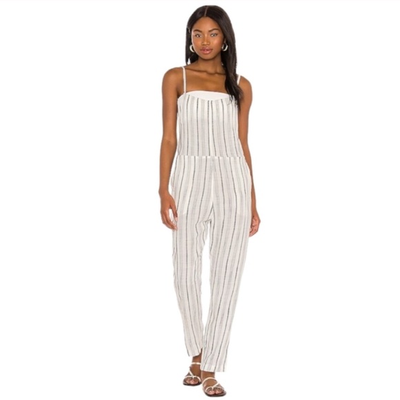 L*Space Sadie Summer Nights Stripe Jumpsuit Large - Picture 2 of 9